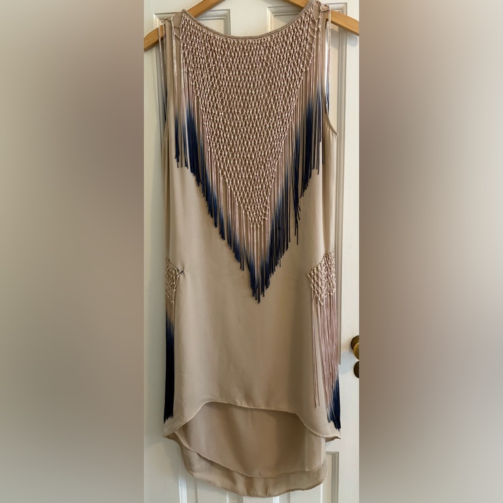 Haute Hippie Buff Fringe Dress